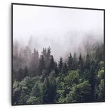 Klarstein Infrarotheizung mit Thermostat, 350W Elektroheizung, Smart Home Bild-Infrarotheizung zur Wandmontage, IR mit IoT/WiFi App-Control, Feucht... - Bunt