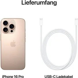 Apple iPhone 16 Pro Max 256 GB Titan Wüstensand