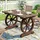 Outsunny Gartentisch 113 x 60 x 65 cm Beige/Braun