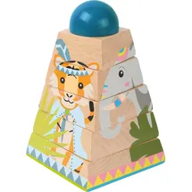 Small Foot Company Würfelpuzzle-Turm Jungle