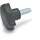 Ganter Normelemente Ganter Norm Sterngriff GN 6336.4 Sterngriffschraube Ku.d1 32mm d2 M 6mm l25mm