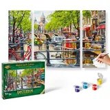 Schipper Amsterdam - Meisterklasse Triptychon, Malen nach Zahlen (Mal-Sets)
