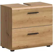 Möbel Boss Waschbeckenunterschrank 60 x 55 cm Holzfarben