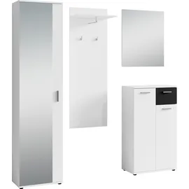 byLIVING Jakob Garderoben-Set 5 Stk 0 x 0 x 0 schwarz-weiß
