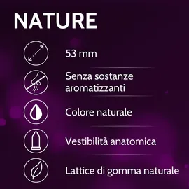 Vibratissimo Kondome Nature 53mm 50 St