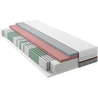 Schlaraffia Taschenfederkernmatratze, Textil, H5, Füllung: Taschenfederkern, 140x200 cm, Reach, DIN EN ISO 14001, DIN EN ISO 9001, Oeko-Tex® Standard 100, Härtegradauswahl, Bezug abnehmbar/waschbar, Tragegriffe, atmungsaktiv, schadstoffgeprüft, Schlafzimmer, Matratzen Shop, Matratzen, Taschenfederkernmatratzen