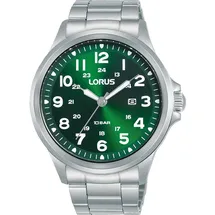 Lorus Herren Analog Quarz Uhr mit Metall Armband RH995NX9