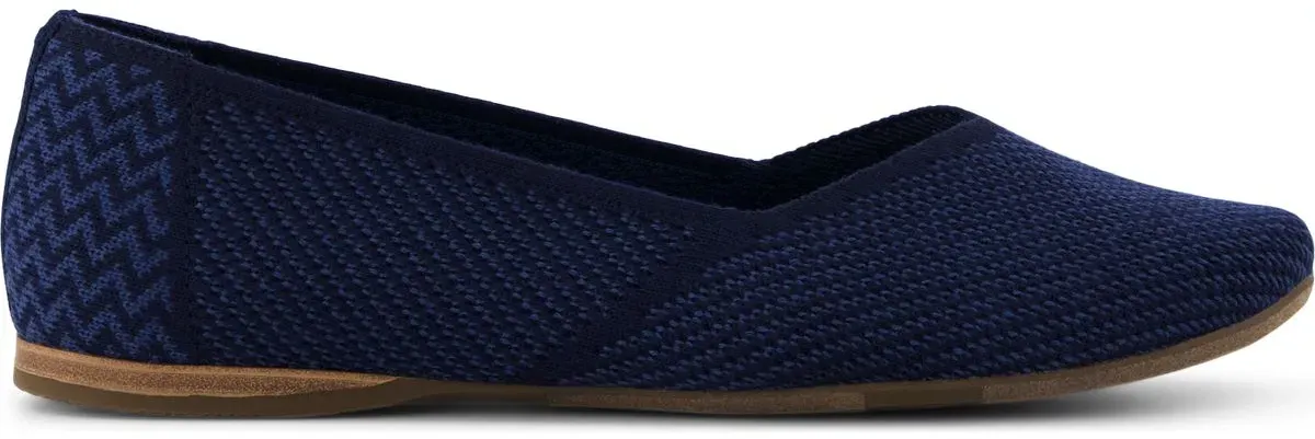 Toms Gemma navy engineered knit 38.5