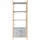 stilvora Bücherregal 70 x 44 x 180 cm Blau