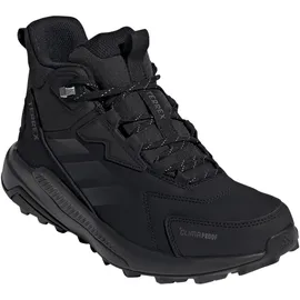 adidas TERREX Anylander Leather Mid-Top Climaproof Wanderschuhe Damen, KH8879 - core black/carbon/grey four, 43 1/3