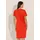Madeleine Jerseykleid Midi Orange 36