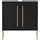 Schildmeyer Waschbeckenunterschrank 61,2 x 57,1 x 30,1 cm Schwarz/Gold