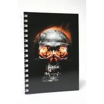 Adina Premium Collegeblock Kollegblock "Totenkopf" A5 dotted (gepunktet) 80 Blat