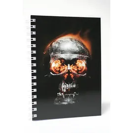 Adina Premium Collegeblock Kollegblock "Totenkopf" A5 dotted (gepunktet) 80 Blat