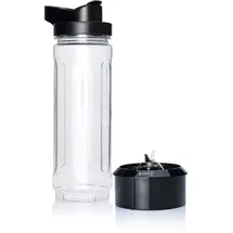Wilfa 2Go Flasche mit Messer WX-2GO schwarz
