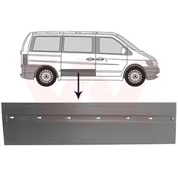 VAN WEZEL Tür, Karosserie rechts  für MERCEDES-BENZ 3078174