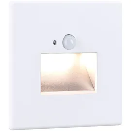 Paulmann Wandeinbauleuchte Edge Quadro 1 eckig 80x42mm 1,2W 25lm 2700K Weiß