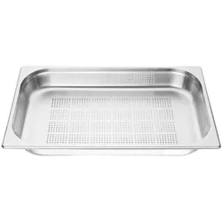 Vogue perforierter Gastronormbehälter aus Edelstahl GN 1/1 65 mm