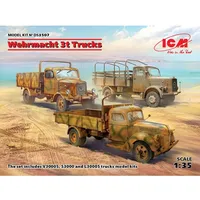 ICM Wehrmacht 3t Trucks (V3000S, KHD S3000, L3000S)
