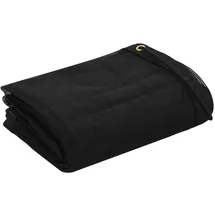 vidaXL Anhängernetz HDPE 2x3 m Schwarz