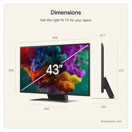 LG 43QNED87B6A 43" 4K UltraHD Mini-LED Smart TV