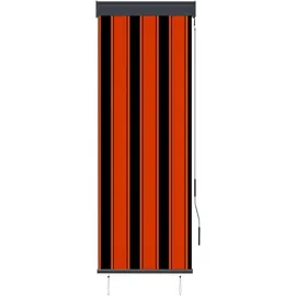 vidaXL Außenrollo 60 x 250 cm Braun/Orange