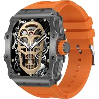 Militär Smartwatch Herren mit Telefonfunktion für Android iOS 1.95 Zoll AMOLED Touchscreen Fitnessuhr Blutdruck Herzfrequenz Schlafmonitor IP68 Wasserdicht Outdoor Sportuhr Langer Akku 123 Sportmodi