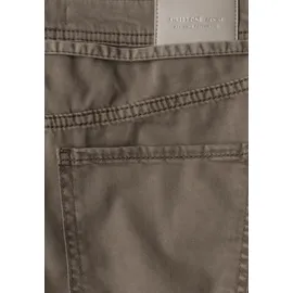 STREET ONE Wide Leg Jeans mit Gürteldetail Brown wash, 26, Länge 26, braun