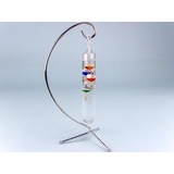 Galileo Thermometer auf Ständer, 24 cm