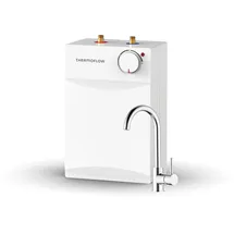 thermoflow UT5 Heiswasserboiler Set-Armatur, 5l, IPX4, G3/8“, Ovalis, silber (1120UT5SETOVALIS)