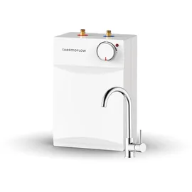 thermoflow UT5 Heiswasserboiler Set-Armatur, 5l, IPX4, G3/8“, Ovalis, silber (1120UT5SETOVALIS)