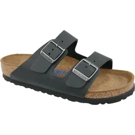 Birkenstock Arizona Weichbettung Naturleder geölt schwarz 46