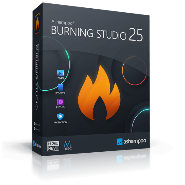Ashampoo Burning Studio 25 | Sofortdownload + Produktschlüssel