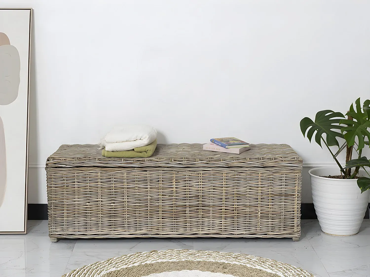 Koffer zur Aufbewahrung GAO - Kabu - L130 x T45 x H44 cm - Grau