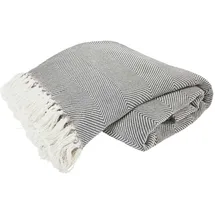 Primera Bettüberwurf 280 x 250 cm Grau/Weiß