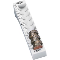 Wedo Münzrille für 0,05 Euro 90 Münzen lichtgrau