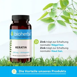 Bioherba Keratin 230 mg Kapseln 100 St.