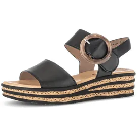 Gabor Plateau-Sandaletten Damen Schwarz 35,5