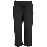 Beachtime 7/8-Strandhose Wide-Leg Schwarz 40/42