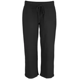 Beachtime 7/8-Strandhose Wide-Leg Schwarz 40/42