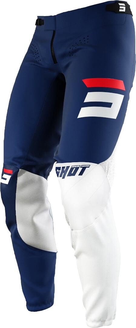 Shot Aerolite Gradient Motorcross broek, wit-rood-blauw, 28 Voorman