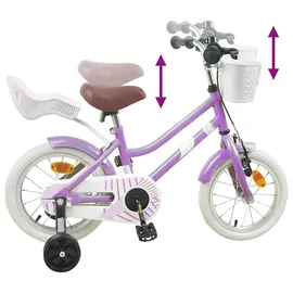 vidaXL Kinderfahrrad 16 Zoll lila