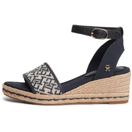 Tommy Hilfiger TH MID ESPAD WEDGE JACQUARD Damen Blau 42