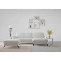 sit&more Ecksofa »Fashion L-Form«, wahlweise mit Kopfteilverstellung und Vorziehsitz, motorisch