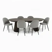 VCM Ebuy24, Essgruppe, Essgruppe Tokyo (MDF, Stahl)