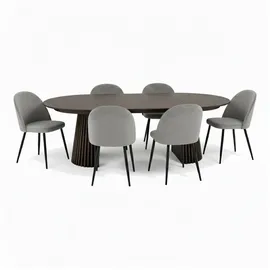 VCM Ebuy24, Essgruppe, Essgruppe Tokyo (MDF, Stahl)