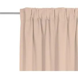 Wirth Vorhang WIRTH "Neveres" Gr. 1, beige (puder), B:135cm H:145cm, Jacquard, Baumwolle, Gardinen
