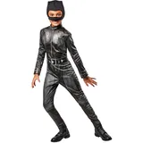 Rubie's 702990L Dc - The Batman Selina Kyle Kostüm für Mädchen CATWOMEN Movie Kinder, wie abgebildet, Größe L Halloween