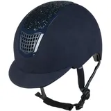 HKM Unisex – Erwachsene Brillant Reithelme, 6969 dunkelblau/dunkelblau, 56-58 cm