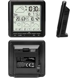 casativo WLAN-Wetterstation mit Aussensensor Schwarz 21